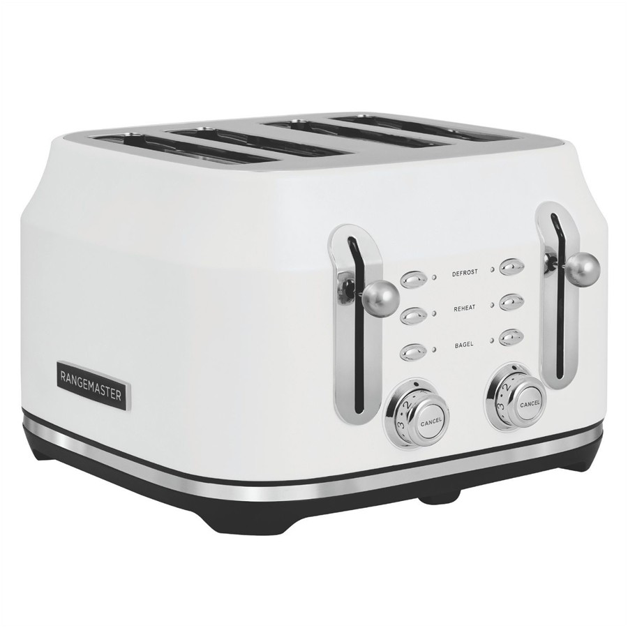 additioanl image for  Rangemaster Classic 4 Slice Wht. Toaster 