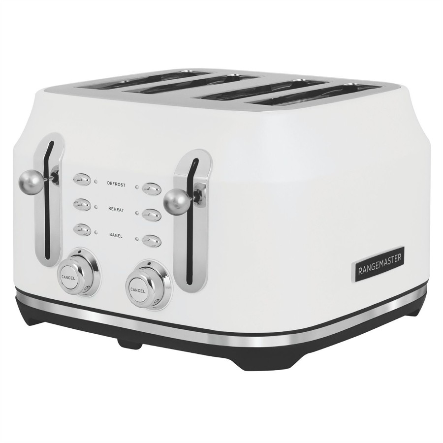 additioanl image for  Rangemaster Classic 4 Slice Wht. Toaster 