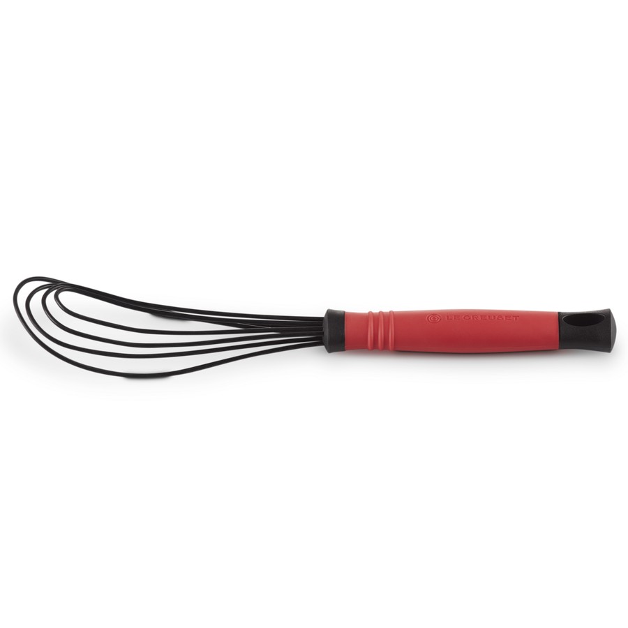 additioanl image for  Le Creuset Silicone Flat Whisk Cerise 