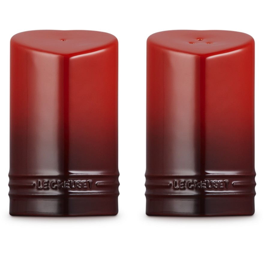 additioanl image for  Le Creuset Hrt Salt&Pepper Shaker Cerise 