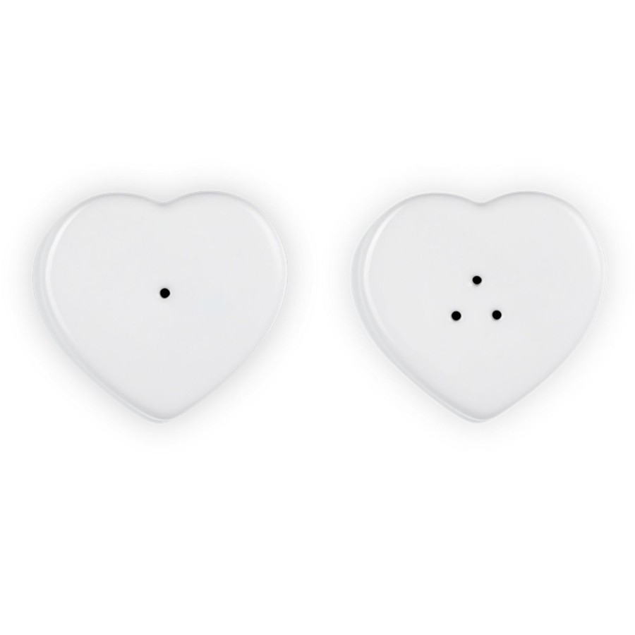 additioanl image for  Le Creuset Heart Shakers White 