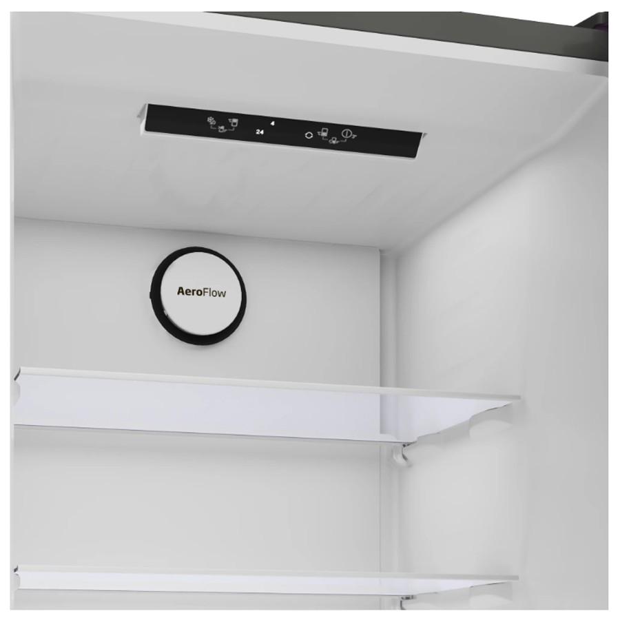 additioanl image for  Beko Slim French Fridge Dark Inox 350L 