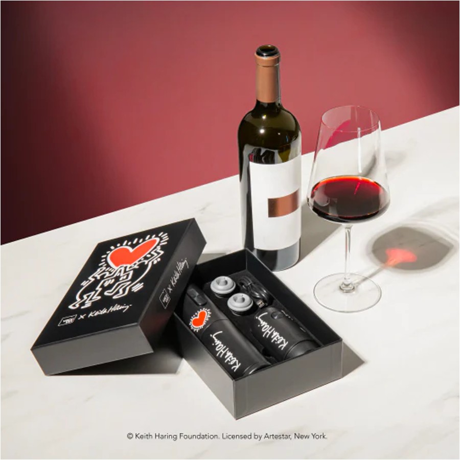 additioanl image for  Vacuvin Electric Wine Set Keith Haring 