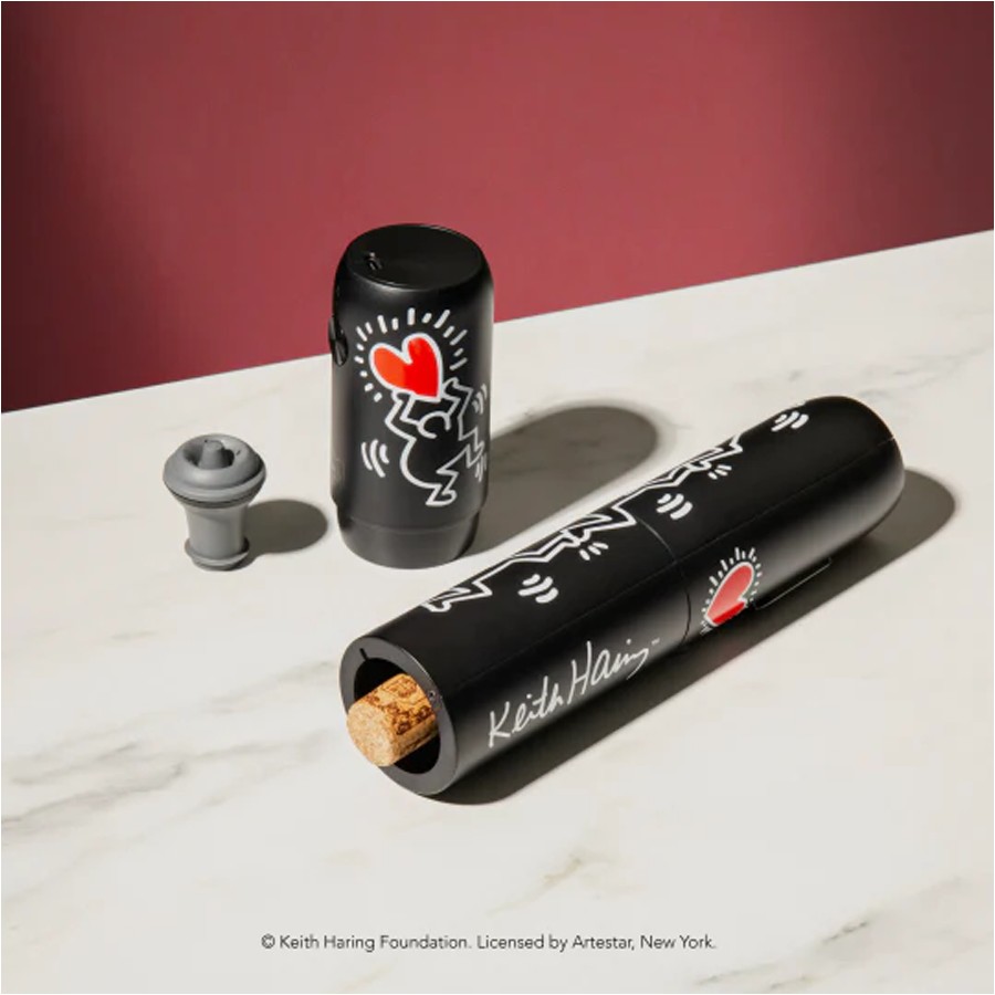 additioanl image for  Vacuvin Electric Wine Set Keith Haring 