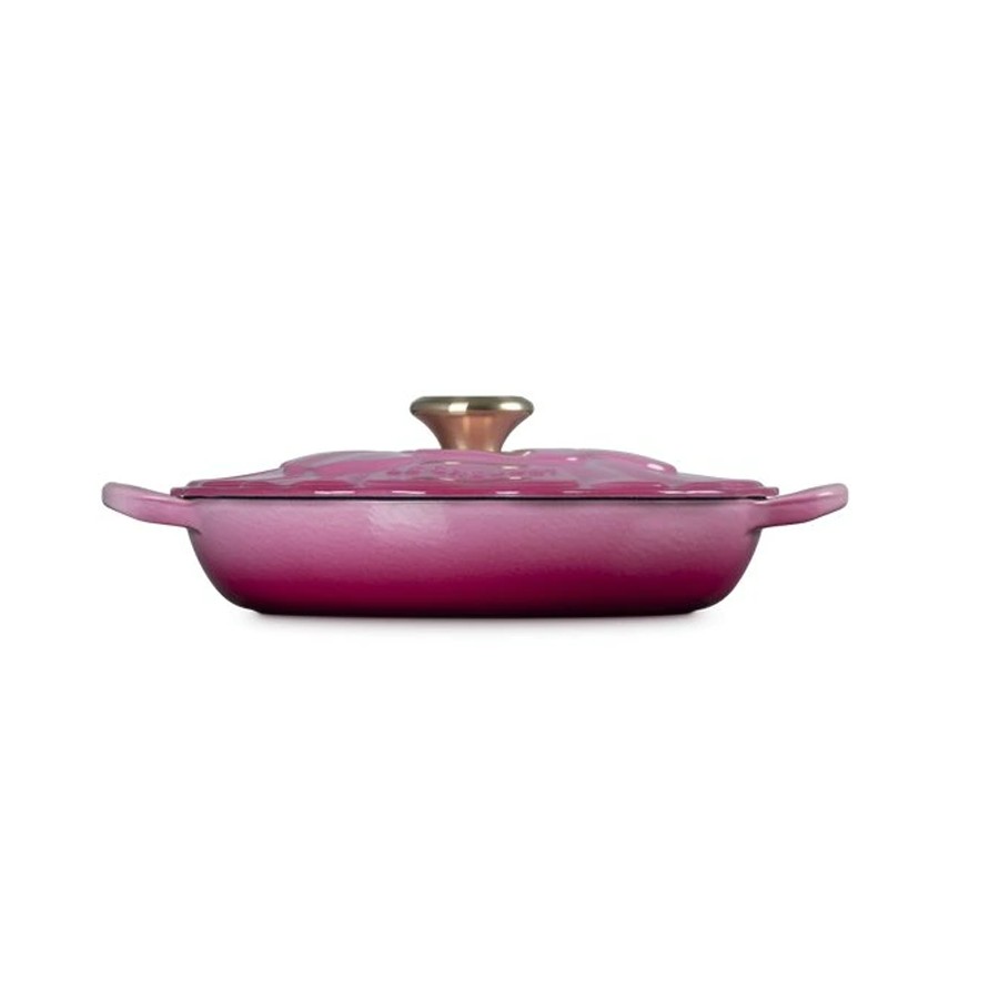 additioanl image for  Le Creuset Petal Braiser Berry 26 cm 