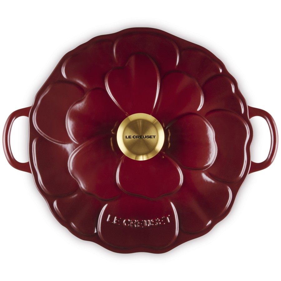 additioanl image for  Le Creuset Low Petal Braiser Garnet 26cm 