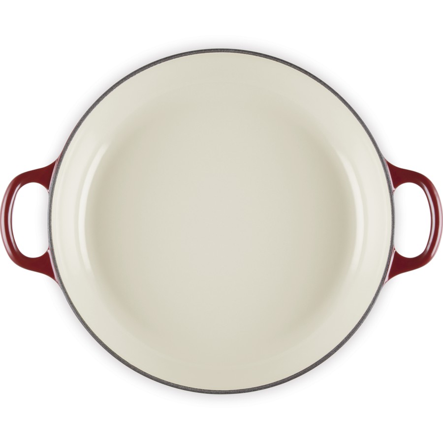 additioanl image for  Le Creuset Low Petal Braiser Garnet 26cm 