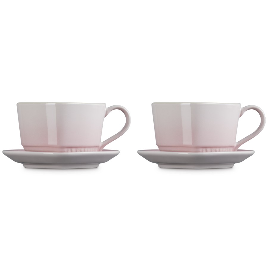 additioanl image for  Le Creuset Set of Hrt Mug Saucer S/Pink 