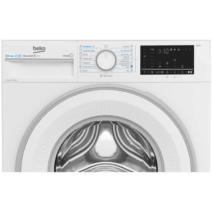 additioanl image for  Beko 9 Kg Washing Machine Wht. 1400 rpm 