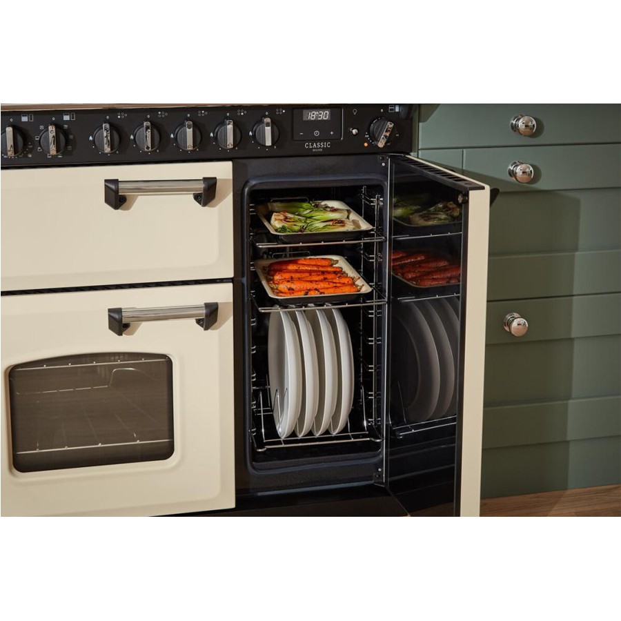 additioanl image for  RangeM Dual Fuel Slate/Chrome 90 cm 
