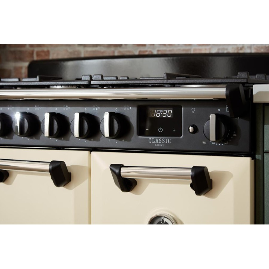 additioanl image for  RangeM Dual Fuel Slate/Chrome 100 cm 