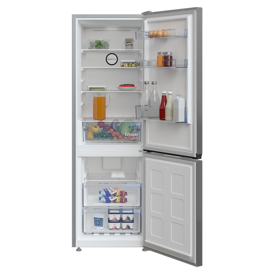 additioanl image for  Beko Fridge Freezer No Frost Silver 301L 