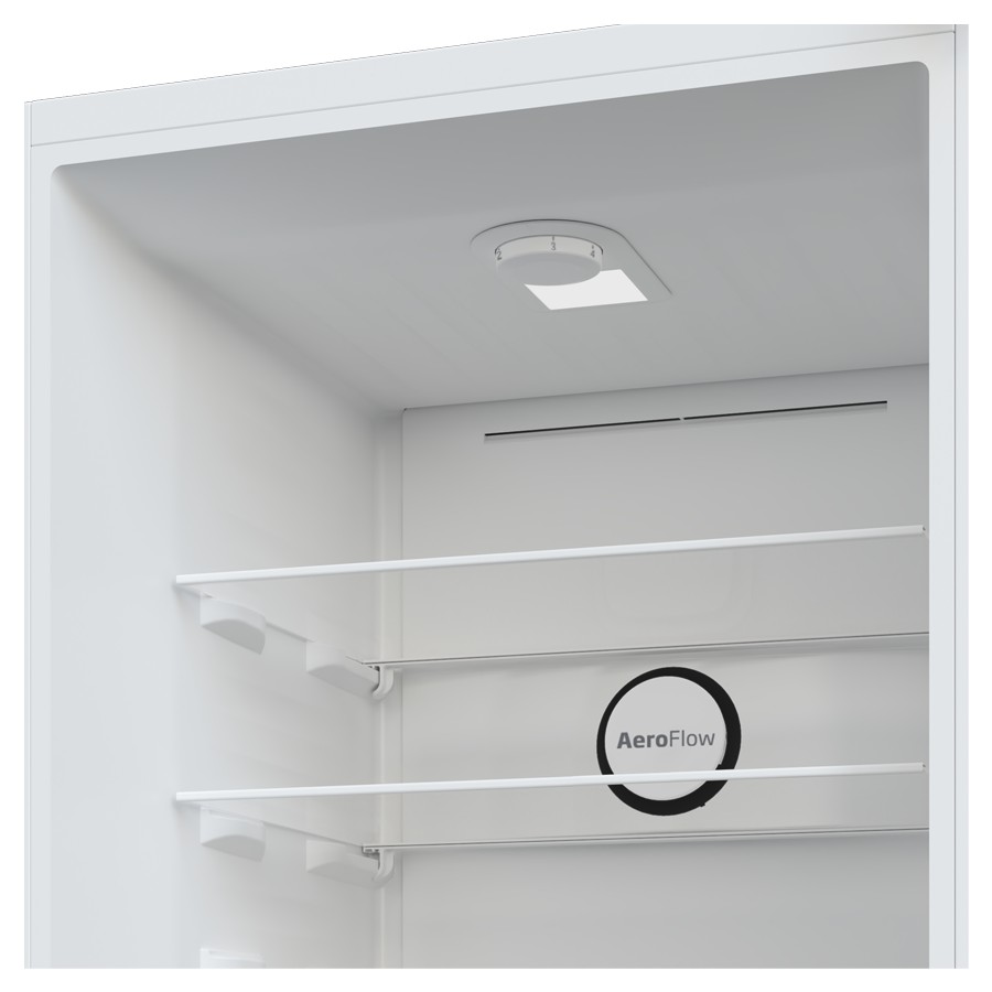 additioanl image for  Beko Fridge Freezer No Frost Silver 301L 