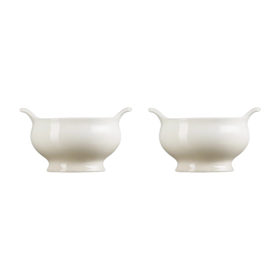 additioanl image for  Le Creuset Soup Bowl x2 Meringue 600 ml 