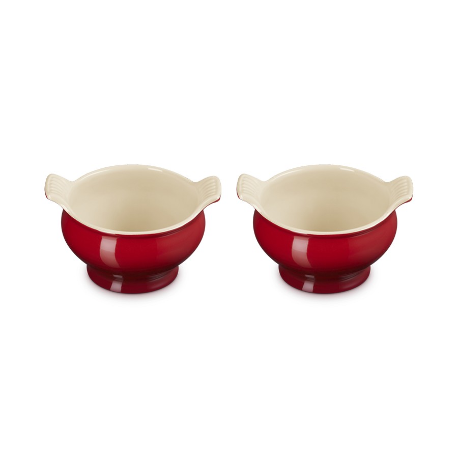 additioanl image for  Le Creuset Soup Bowl x2 Cerise 600 ml 