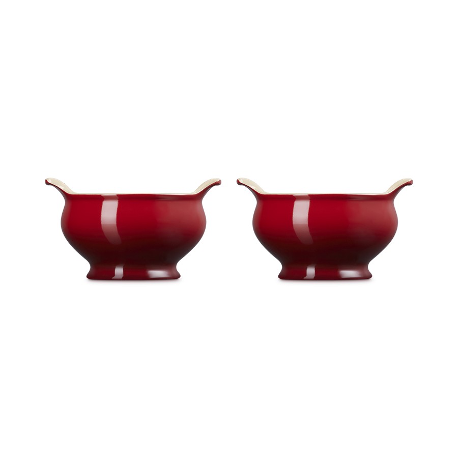 additioanl image for  Le Creuset Soup Bowl x2 Cerise 600 ml 
