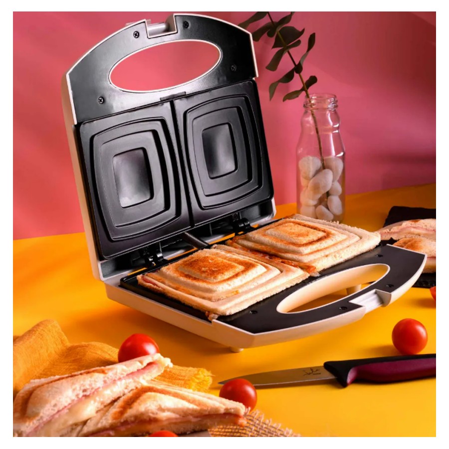 additioanl image for  Jata Sandwich Maker Double White 750 W 