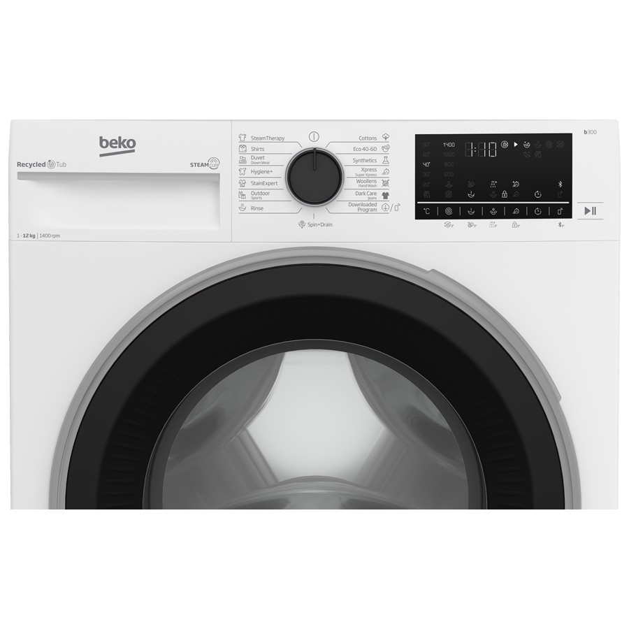additioanl image for  Beko 12kg  Washing Machine 1400 RPM Wht 