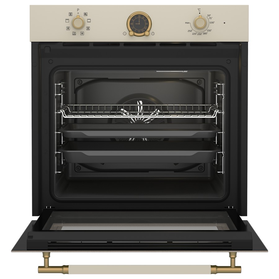 additioanl image for  Beko Oven BuiltIn Rustic Timer Cream 72L 