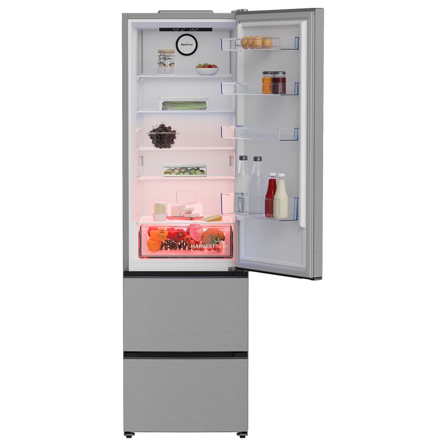 additioanl image for  Beko Combi F/Freezer NoFrost Silver 351L 