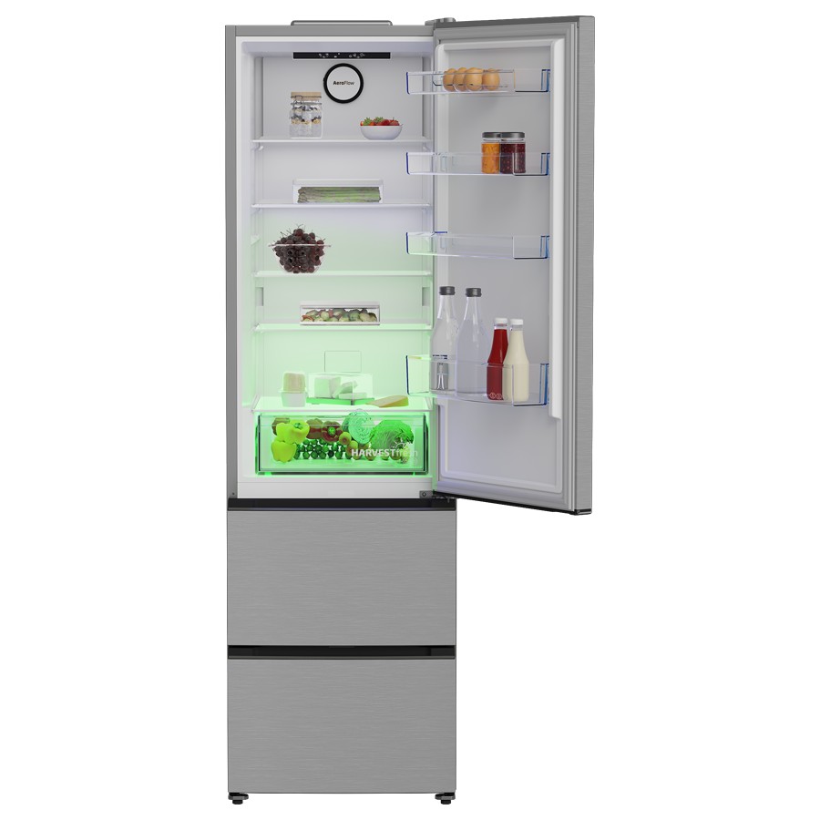 additioanl image for  Beko Combi F/Freezer NoFrost Silver 351L 