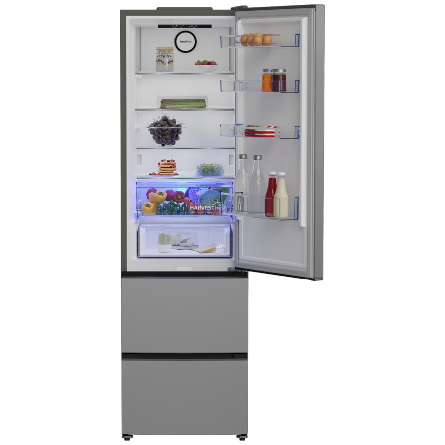 additioanl image for  Beko Combi F/Freezer NoFrost Silver 351L 