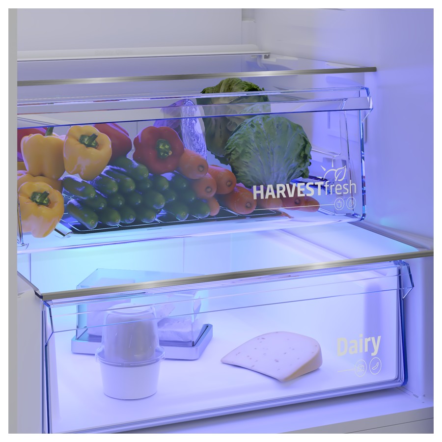 additioanl image for  Beko Combi F/Freezer NoFrost Silver 351L 