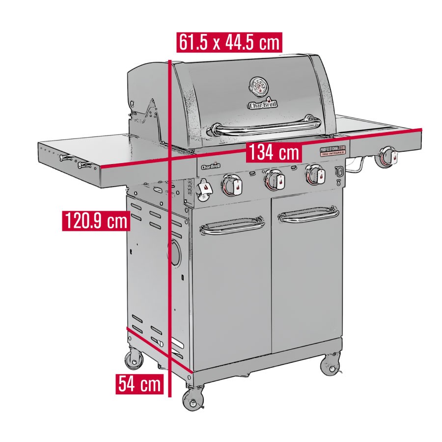 additioanl image for  Char-Broil Professional CORE B 3 