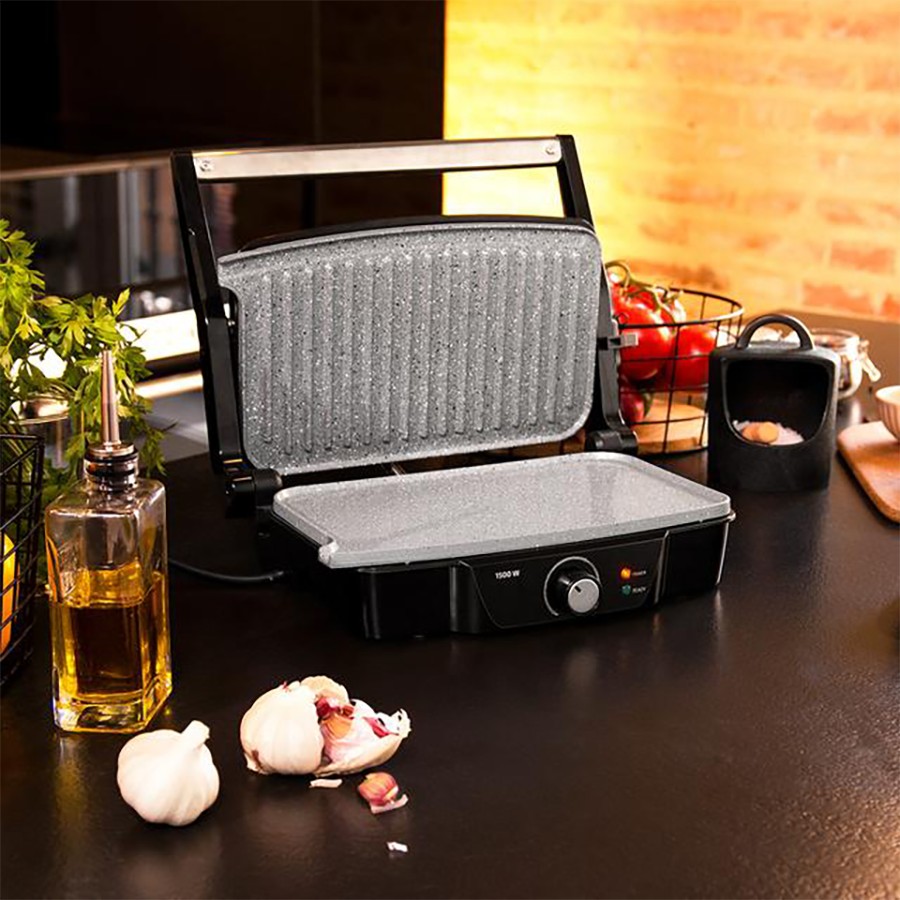 additioanl image for  Cecotec Electric Grill Blk & Steel 1500W 