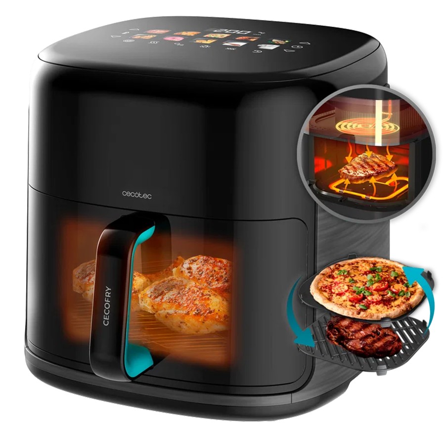 additioanl image for  Cecotec Air Fryer Black 8.5 L 2300 W 