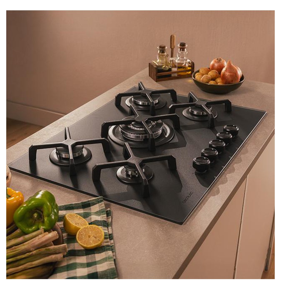 additioanl image for  Cecotec Hob Gas 5 Burner Black 