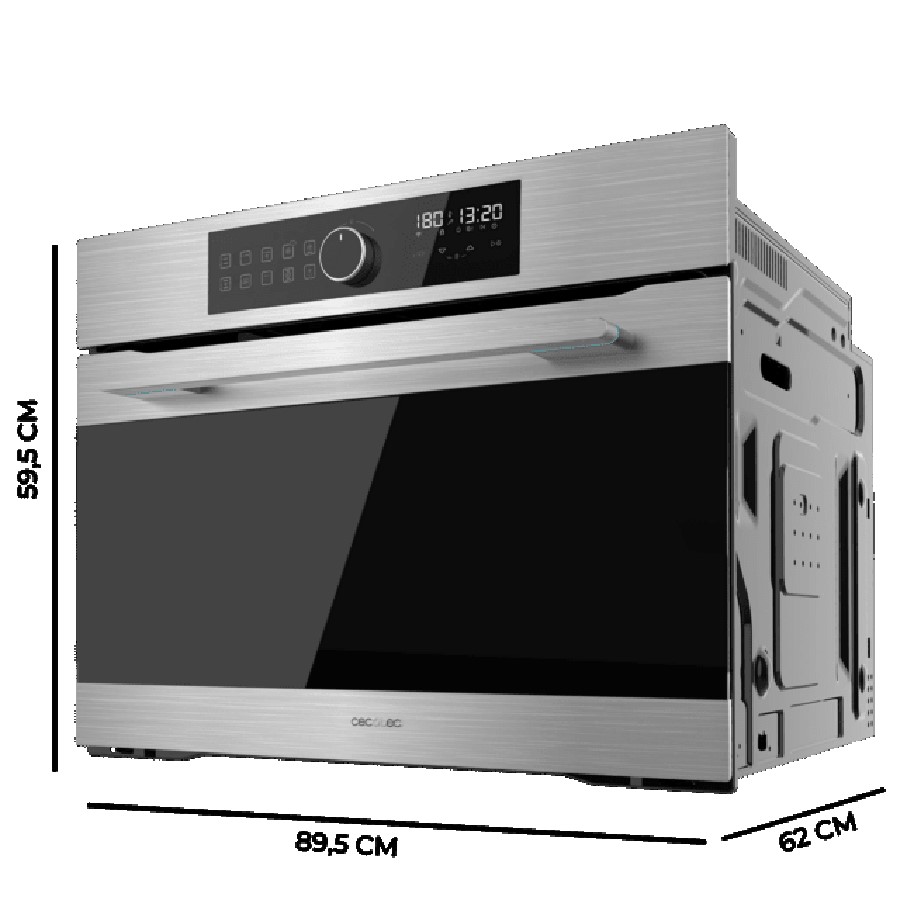 additioanl image for  Cecotec Oven BuiltIn AirFryer Inox 133 L 