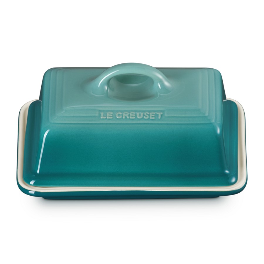 additioanl image for  Le Creuset Butter Dish Blue Riviera 17cm 
