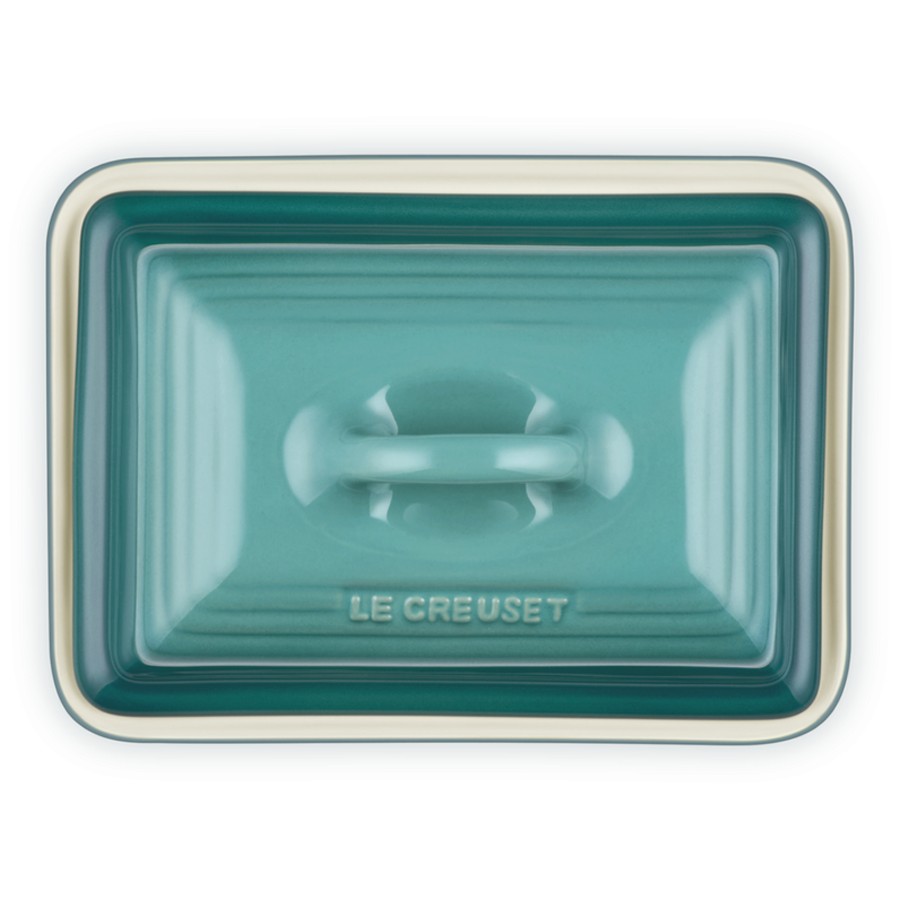 additioanl image for  Le Creuset Butter Dish Blue Riviera 17cm 