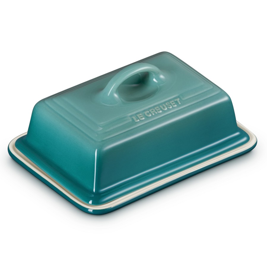 additioanl image for  Le Creuset Butter Dish Blue Riviera 17cm 
