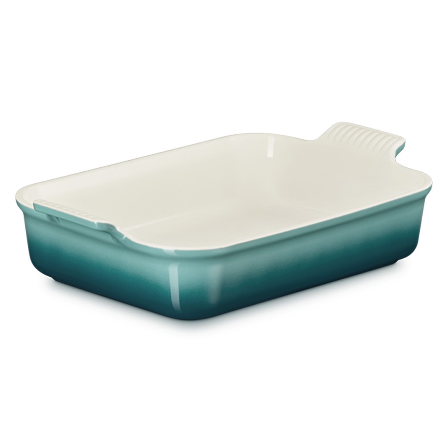 additioanl image for  Le Creuset Gratin Dish Bleu Riviera 32cm 