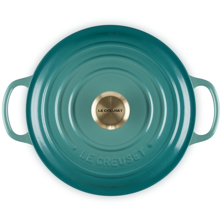 additioanl image for  Le Creuset Round Cass Bleu Riviera 20 cm 