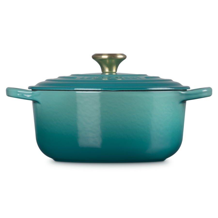 additioanl image for  Le Creuset Round Cass Bleu Riviera 22 cm 