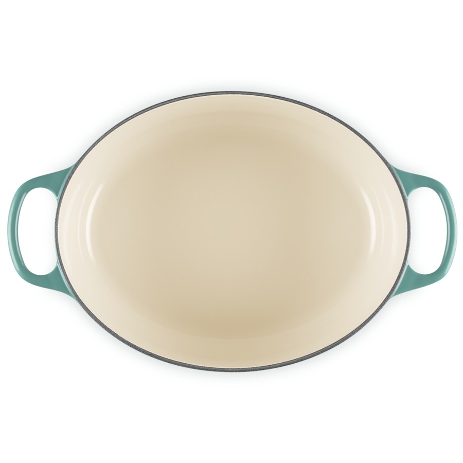 additioanl image for  Le Creuset Oval Coco. Bleu Riviera 27 cm 