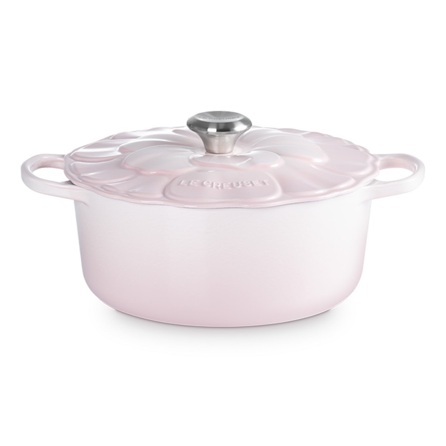 additioanl image for  Le Creuset Petal Round Cass S/Pink 26 cm 
