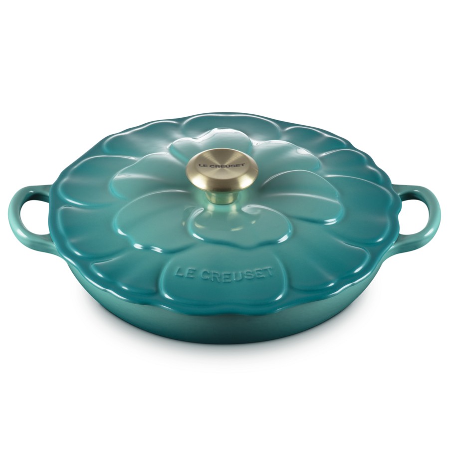 additioanl image for  Le Creuset Petal Cass BleuRiviera 26cm 