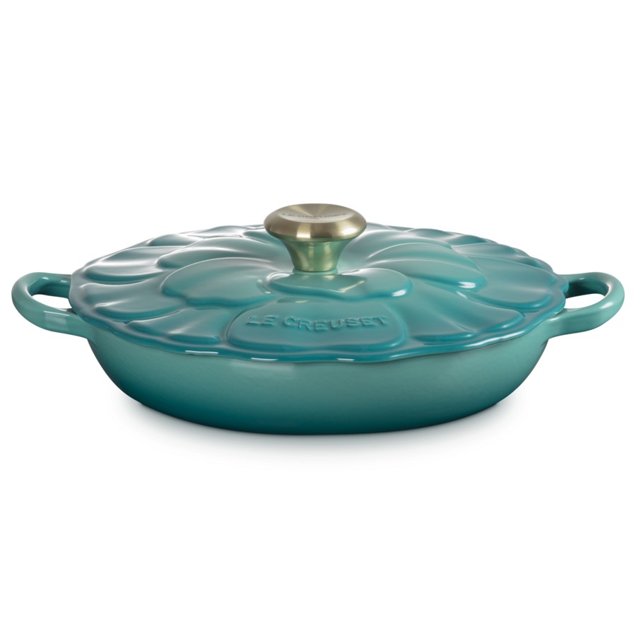 additioanl image for  Le Creuset Petal Cass BleuRiviera 26cm 