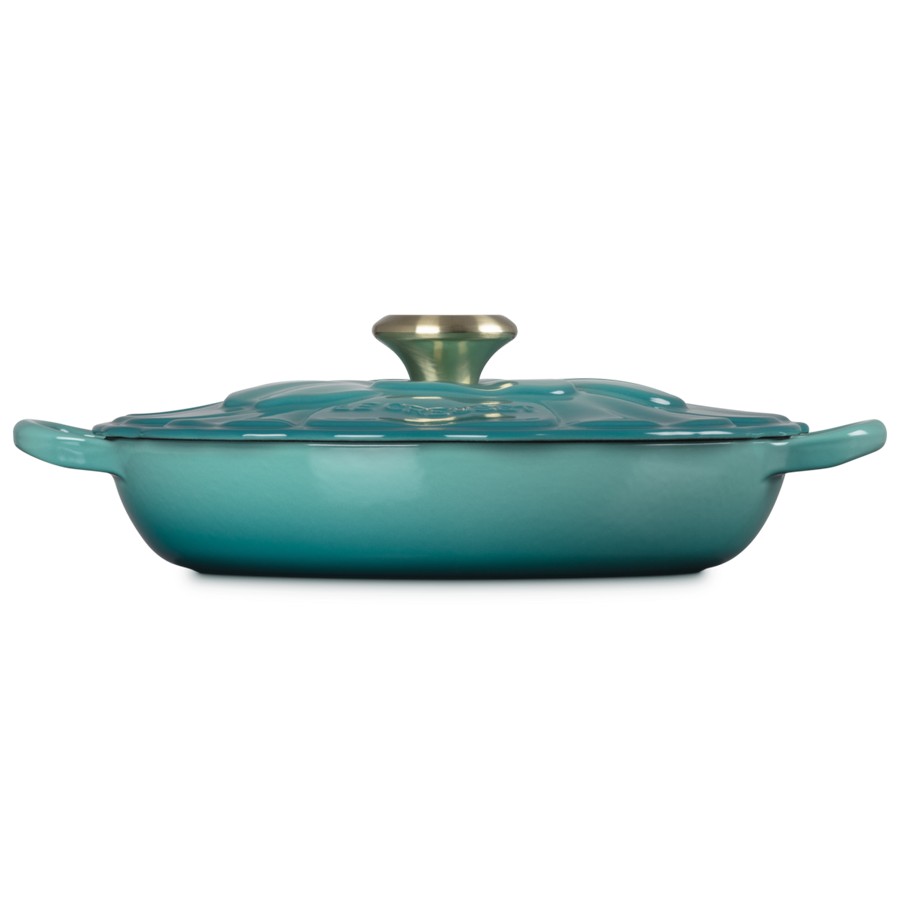 additioanl image for  Le Creuset Petal Cass BleuRiviera 26cm 