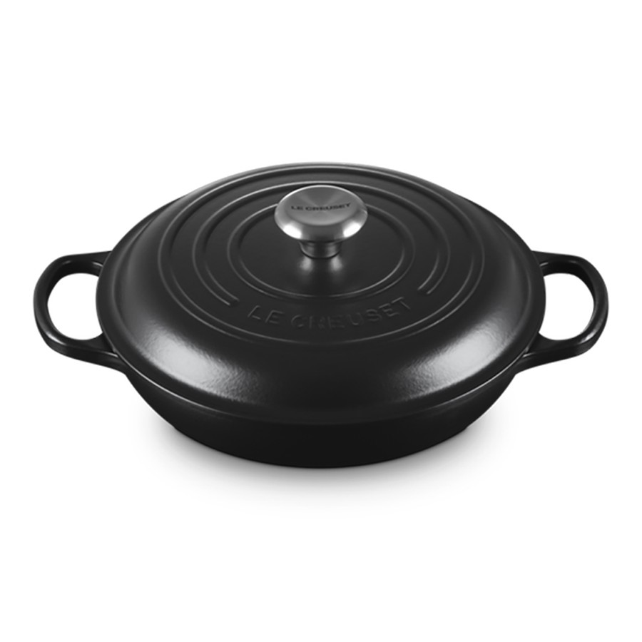additioanl image for  Le Creuset Shallow Casserole Black 26 cm 