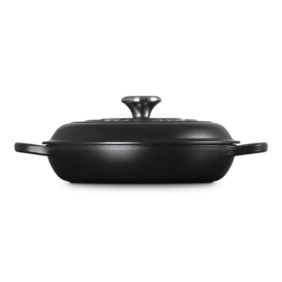 additioanl image for  Le Creuset Shallow Casserole Black 26 cm 