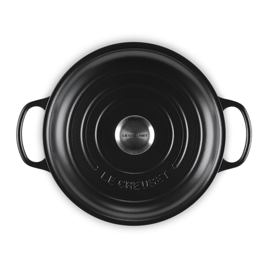 additioanl image for  Le Creuset Shallow Casserole Black 26 cm 