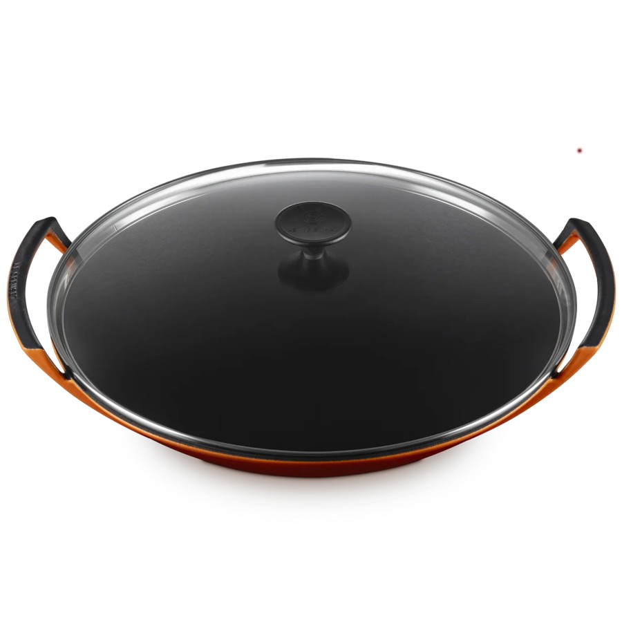 additioanl image for  Le Creuset Wok With Gl/Lid Flame 36 cm 