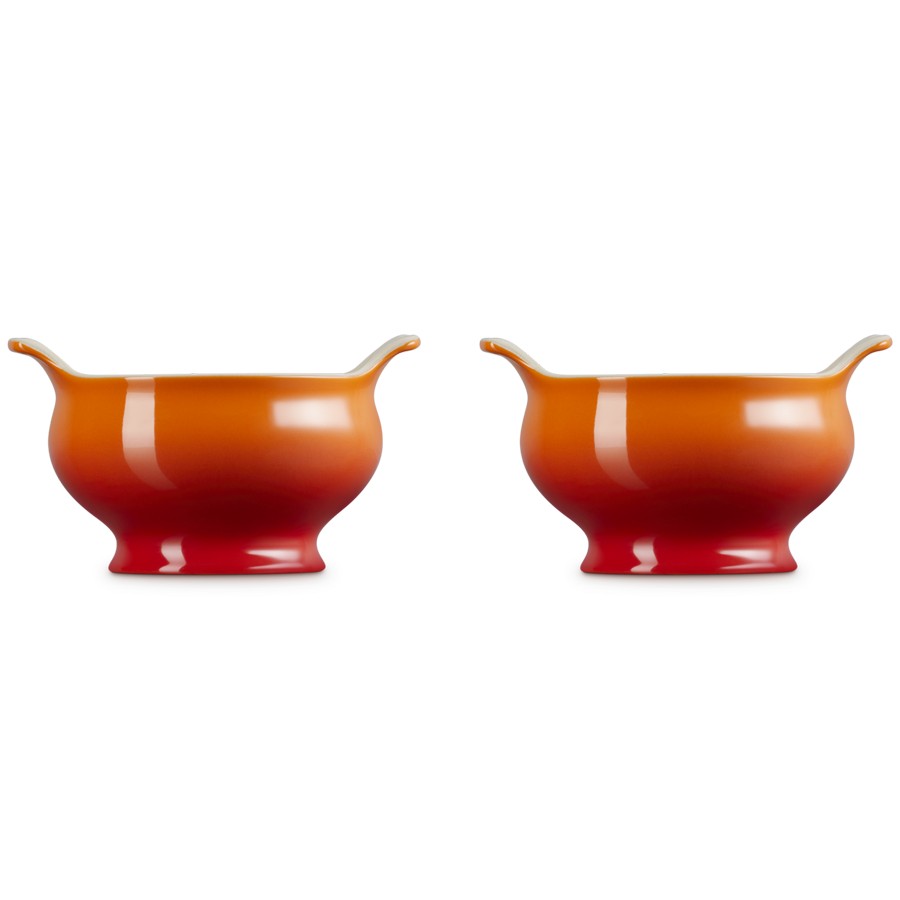 additioanl image for  Le Creuset Soup Bowl x 2 Flame 600 ml 
