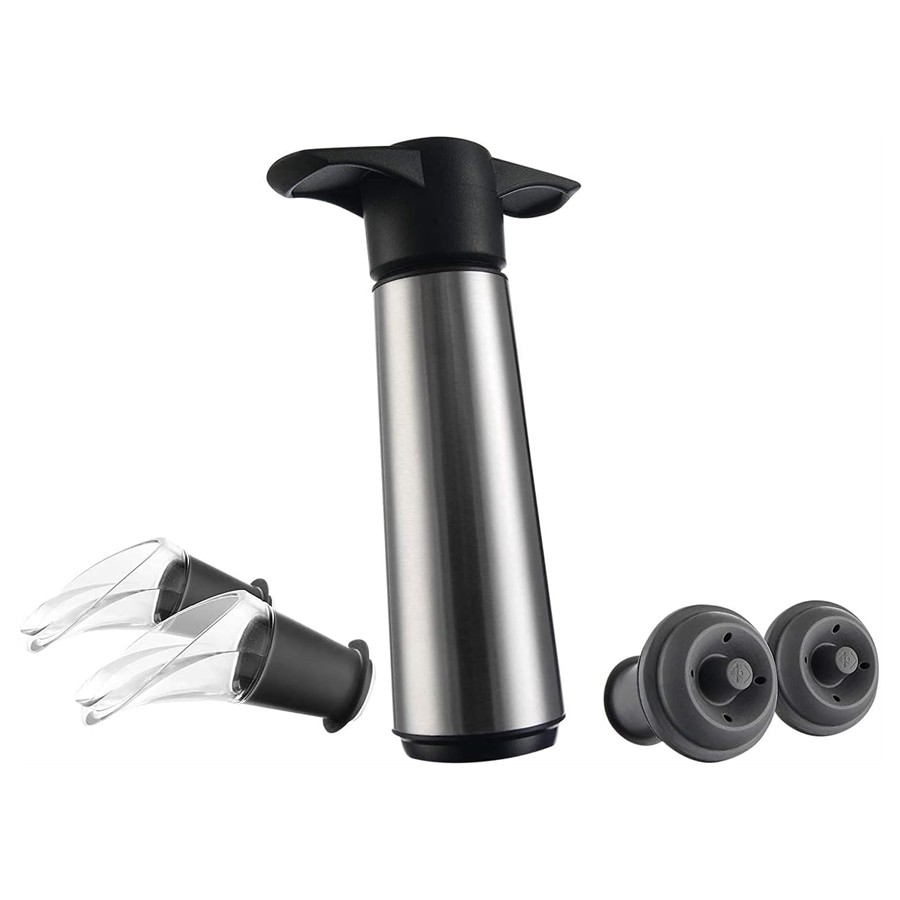 additioanl image for  Vacuvin Wine Saver Set Stainless Steel 