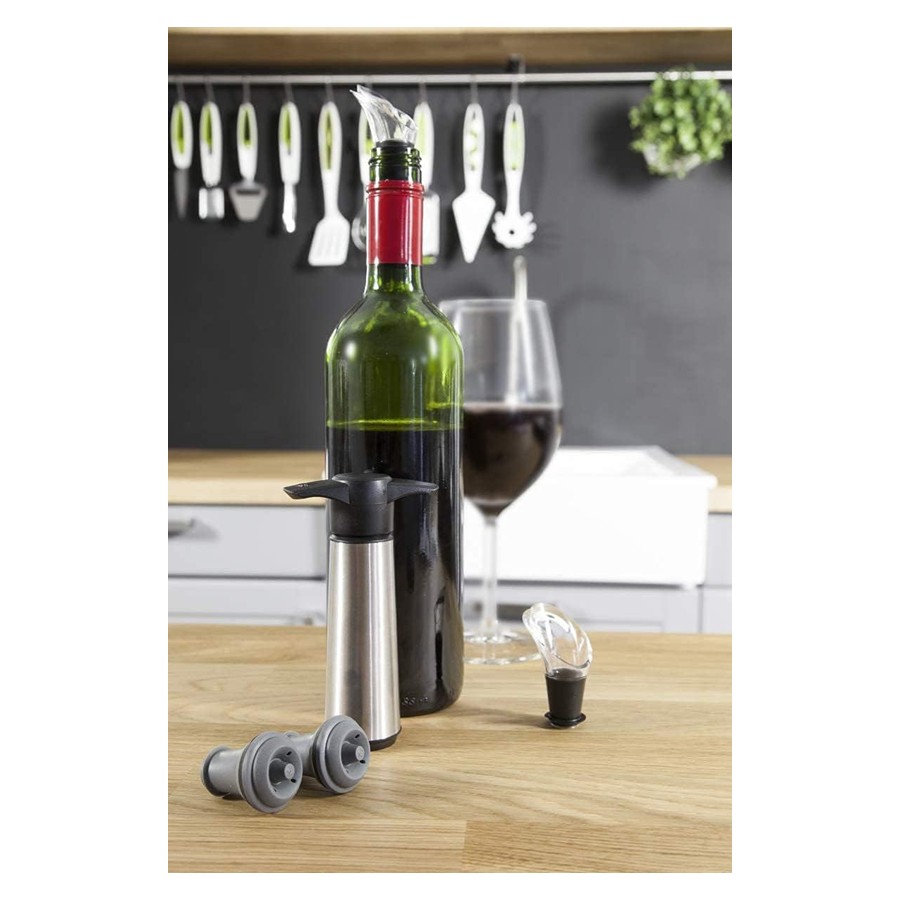 additioanl image for  Vacuvin Wine Saver Set Stainless Steel 